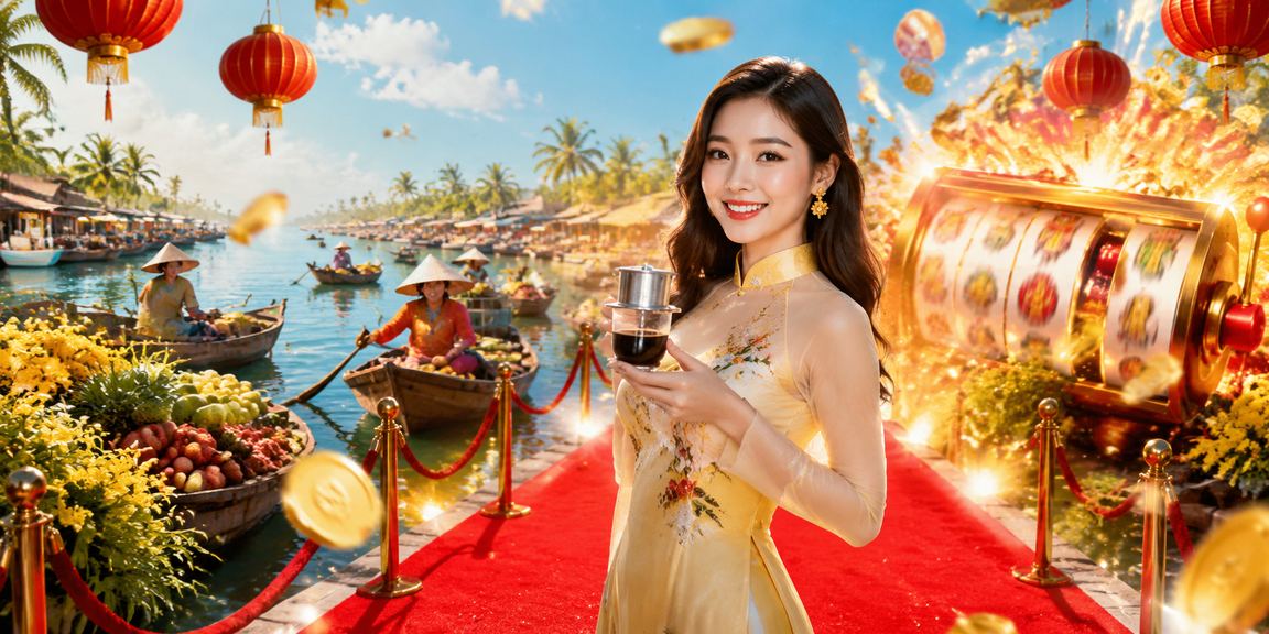 Trò chơi slot chủ đề cà phê miền Tây tại vp2