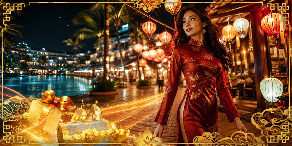 Người chơi tận hưởng casino và cá cược tại chợ đêm Nha Trang