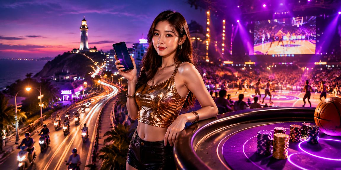 Không khí cá cược bóng rổ sôi động về đêm tại khu vực Vũng Tàu